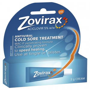Zovirax Cold Sore Cream Tube – 2g