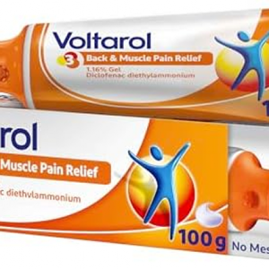Voltarol Back & Muscle Pain Relief 1.16% Gel with Applicator – 100g