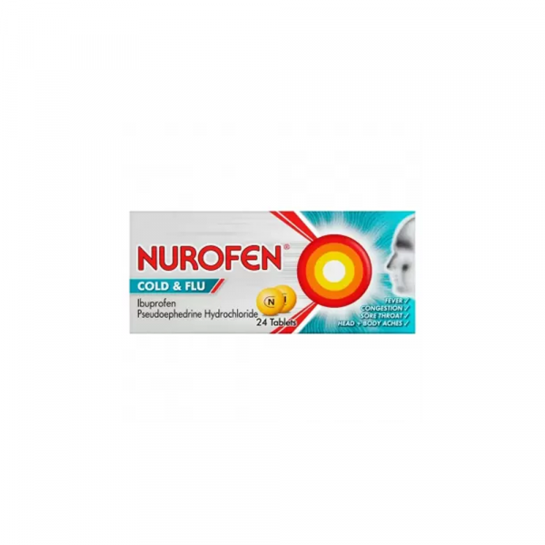 Nurofen Cold & Flu Relief 200mg/5mg - 24 Tablets
