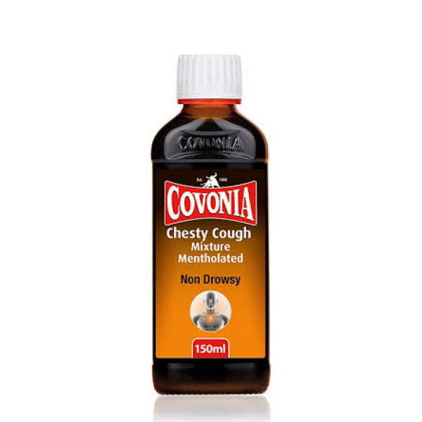 Covonia Chesty Cough Mixture Mentholated 150ml
