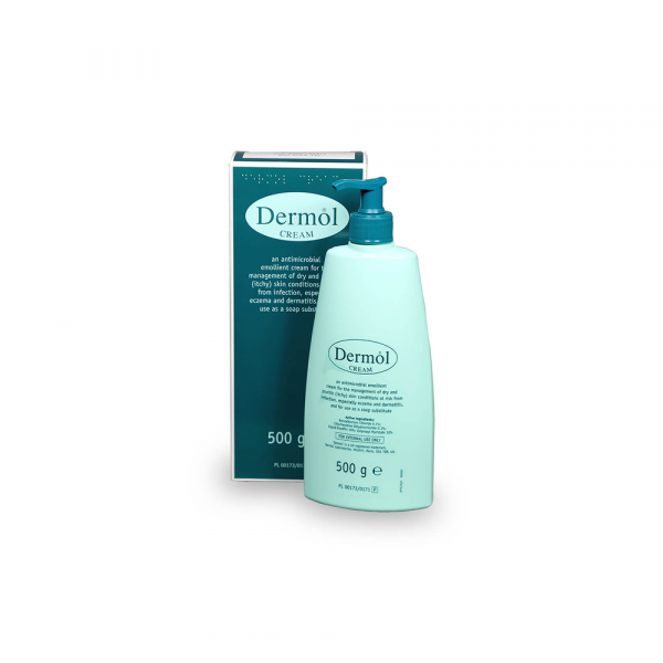 Dermol Cream - 500g (Chlorhexidine 0.1% w/w)