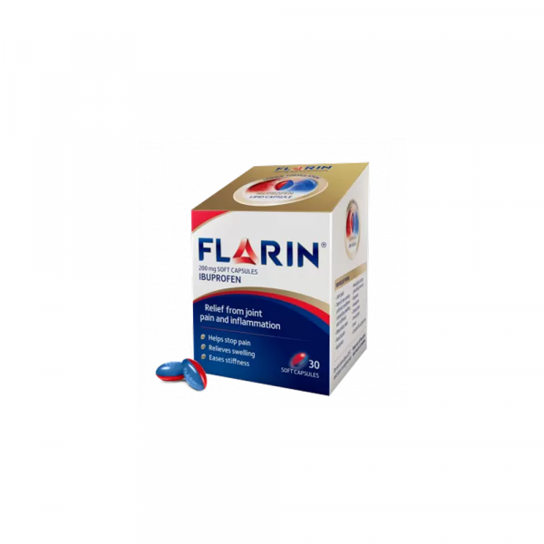 Flarin 200mg Soft Capsules – 30 Capsules