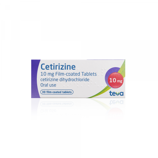 Cetirizine 10mg Tablets - 30 Tablets
