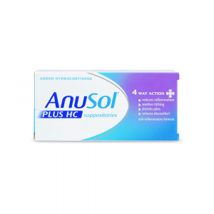 Anusol Plus HC Suppositories - 12 Suppositories