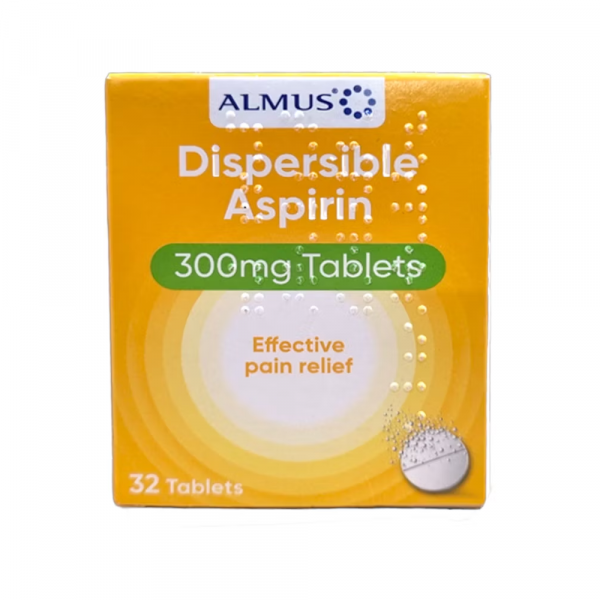 Aspirin 300mg Dispersible Tablets