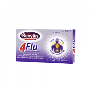 Benylin 4 Flu Tablets - 24 Tablets