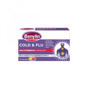 Benylin Cold and Flu Max Capsules 16 - Capsules