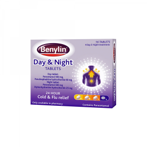Benylin Day & Night Tablets - 16 Tablets