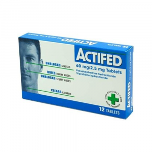 Actifed Multi-Action - 12 Tablets