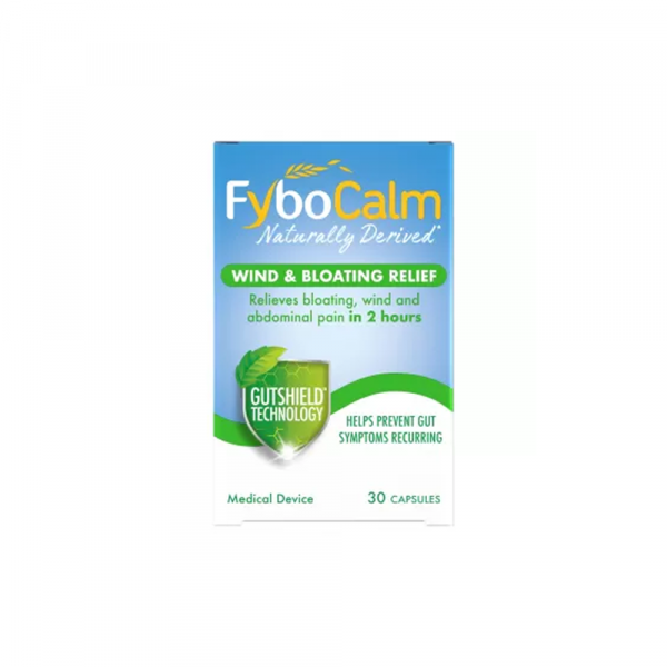 Fybocalm Wind & Bloating Relief - 30 Capsules