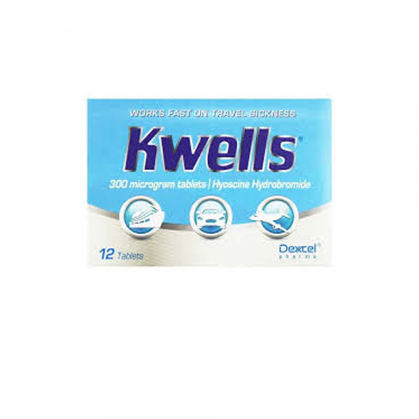Kwells Travel Sickness Tablets - 12 Tablets