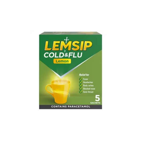 Lemsip Max Cold & Flu Lemon - 5 sachets