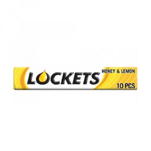 Lockets Honey and Lemon Cough Sweet Lozenges - 10 Lozenges