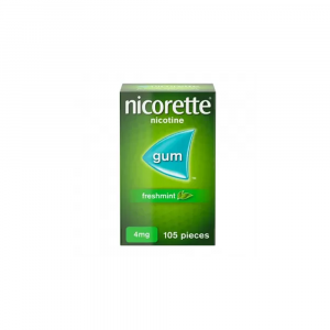 Nicorette 4mg Freshmint Gum – 105 Pieces
