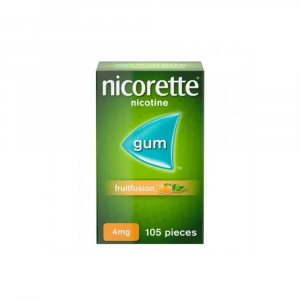 Nicorette 4mg Fruitfusion Gum – 105 Pieces