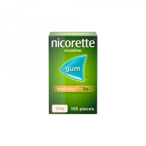 Nicorette Fruitfusion 2mg Gum – 105 Piece
