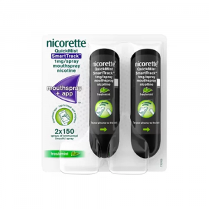 Nicorette QuickMist SmartTrack 1mg Freshmint Mouthspray Duo