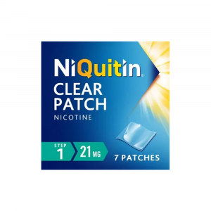 NiQuitin 21mg Step 1 Clear Patch - 7 Patches