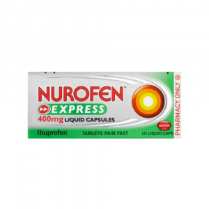 Nurofen Express Max Strength 400mg – 10 Liquid Capsules