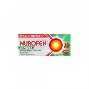 Nurofen Express Max Strength 400mg – 20 Liquid Capsules