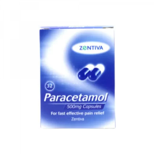 Paracetamol – 32 x 500mg Capsules (Brand May Vary)
