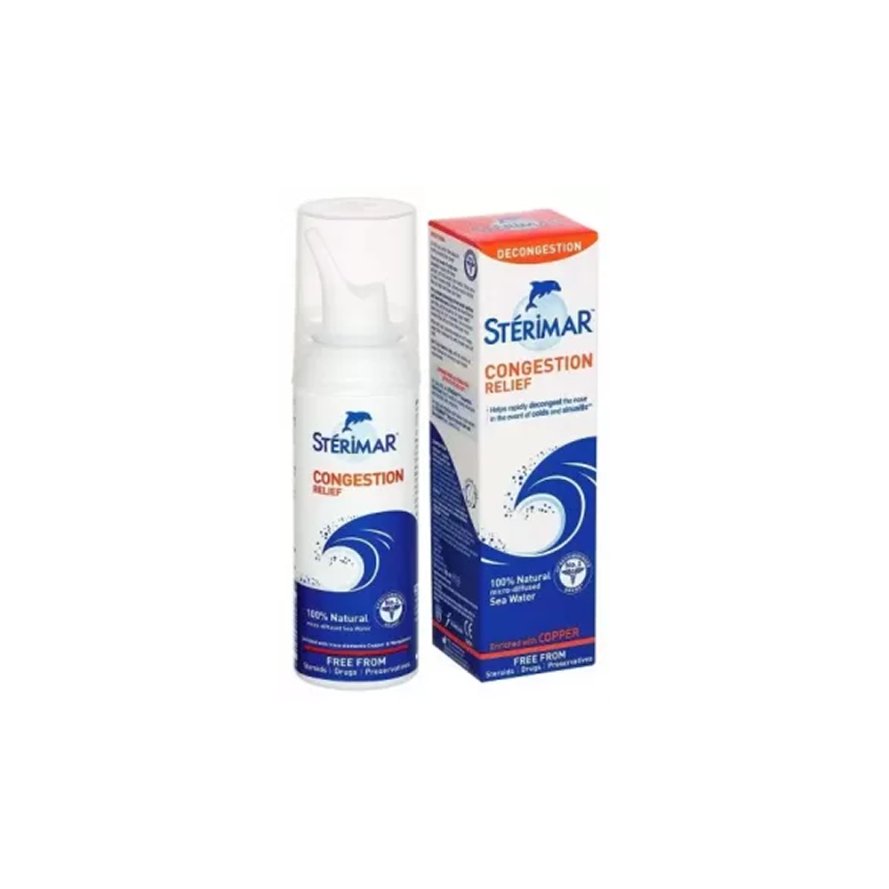 Sterimar Congestion Relief Sea Water Nasal Spray – 100ml