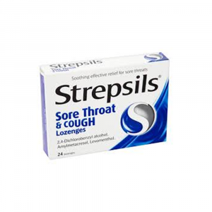 Strepsils Sore Throat & Cough – 24 Lozenges
