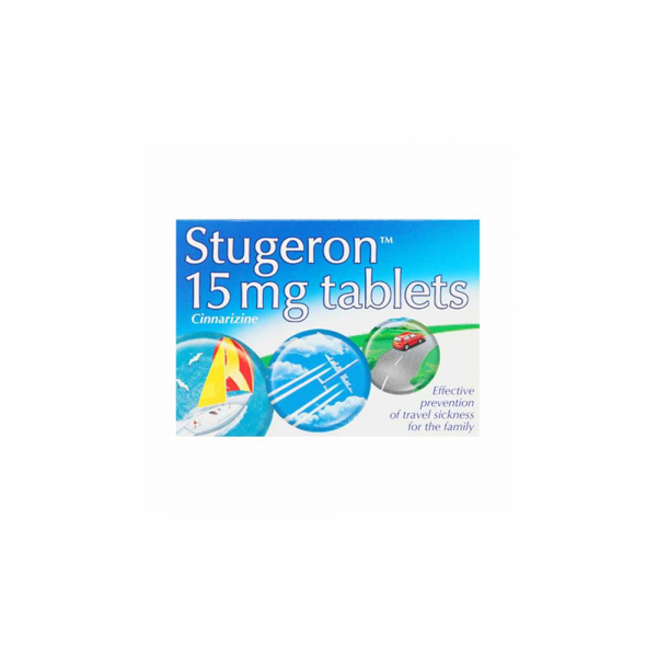 Stugeron 15mg (Cinnarizine) - 15 Tablets